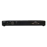 KVS4-8001DX: (1) DVI-I, 1 port, (2) USB 1.1/2.0, audio, CAC